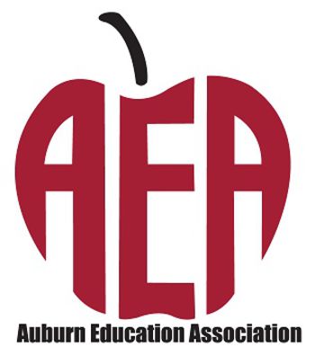 Apple shaped AEA logo using acromnym